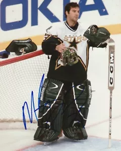 MARTY TURCO SIGNED DALLAS STARS GOALIE 8x10 PHOTO #5 Autograph - Picture 1 of 1