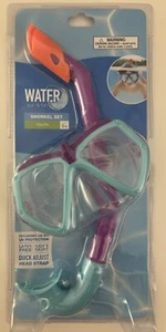 Kids Snorkel Set Dry Top Snorkeling Gear for Kids Youth Girls Boys Ages 8+ - Picture 1 of 2