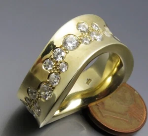 DISEÑO MADURO - HERMOSO CIELO ESTRELLADO 'OLA' - PLATA 925 DORADO - Imagen 1 de 6