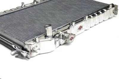 CSF Polished All-Aluminum Radiator For 89-97 Mazda Miata MX-5 NA B6 BP Manual - Image 1 of 4