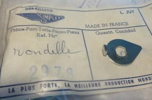 NOS 1 patte dérailleur simplex 2978 pour S0 SX110 vintage - Imagen 1 de 10