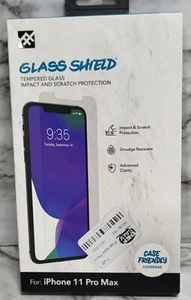 Glass Shield Tempered Glass Impact & Scratch Protection. iphone 11 Pro Max. Case - Picture 1 of 2