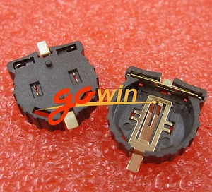 100 Stück Knopf Batterie Steckdose Clip Halter Box Etui Tragbar CR1220 L3US - Bild 1 von 1