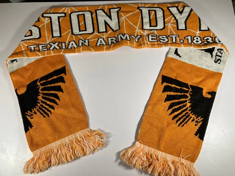 Houston Texas Dynamo Texian Army Est 1836 Orange Soft Winter Scarf Neck Blanket Cover