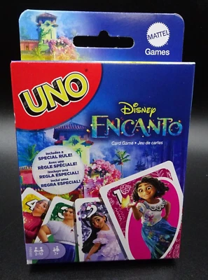 Mattel Disney "Encanto" UNO Card Game w/ Mirabel & the whole Madrigal Family New - Image 1 of 4