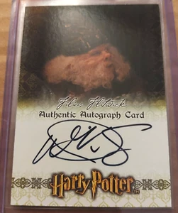 2007 World of Harry Potter 3D Warwick Davis as Filius Flitwick Autograph Card - Picture 1 of 2