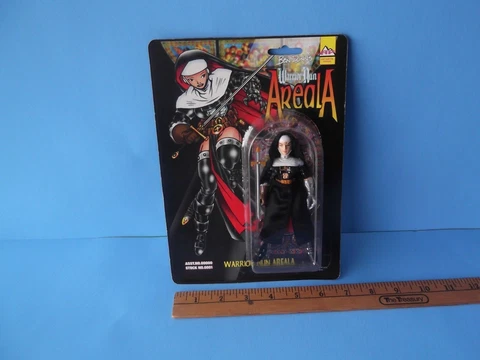 Ben Dunn's Warrior Nun Areala 5"in figure w/Sword  Antarctic Press 1996 Awesome! Cover