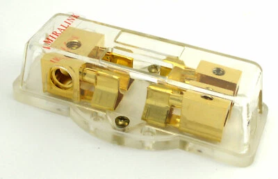 2-Way Power MAXI Fuse Holder Distribution Block (3) 4 Gauge in - (2) 8 Gauge Out - Image 1 of 4