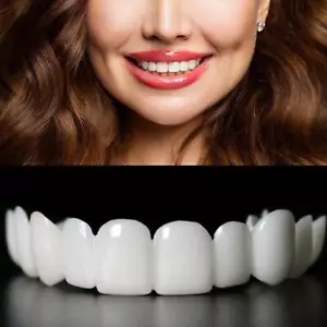 Set denti finti a scatto sorriso per faccette per cibo e bevande copertura dentistica - Foto 1 di 12