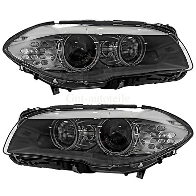 Paar L+R Scheinwerfergehäuse HID/Xenon adaptiv für BMW F10 F11 525d 528i 535 550 - Bild 1 von 4