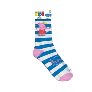Cool Socks Kids Crew Socks - Peppa Pig (7-10 Years Old) - Picture 1 of 2