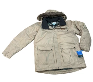 Columbia Bonneville Daunenjacke Herren XL wasserdicht isoliert Outdoor Mantel beige - Bild 1 von 19