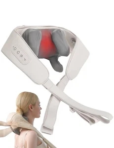 Electric Neck Massager for Deep Tissue Pain Relief - Adjustable Pressure,Heat... - Picture 1 of 8