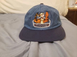 VINTAGE WINNIE THE POOH "TIGGER" DEMIN ELASTISCHER RÜCKEN DISNEY MÜTZE KAPPE VINTAGE - Bild 1 von 7