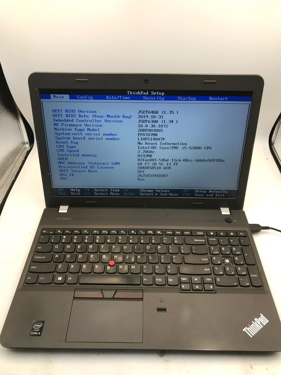 Lenovo Thinkpad E550 PC Laptops & Netbooks for Sale - Shop New