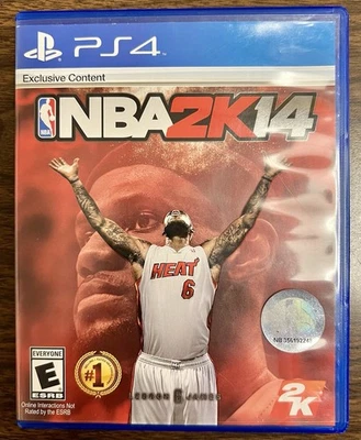 NBA 2K14 PS4 LeBron James cover Manual Included Excellent Condition - Image 1 of 3