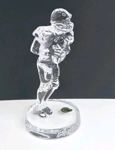 Figura deportiva Waterford Crystal jugador de fútbol americano escultura 7,75" - Imagen 1 de 10