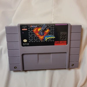 The Death and Return of Superman SNES Super Nintendo Sunsoft Juego Auténtico  - Imagen 1 de 11