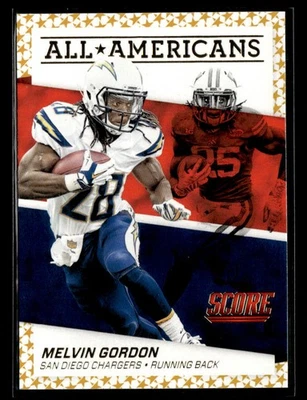 2016 Score Melvin Gordon #2 All-Americans Gold - Image 1 of 2