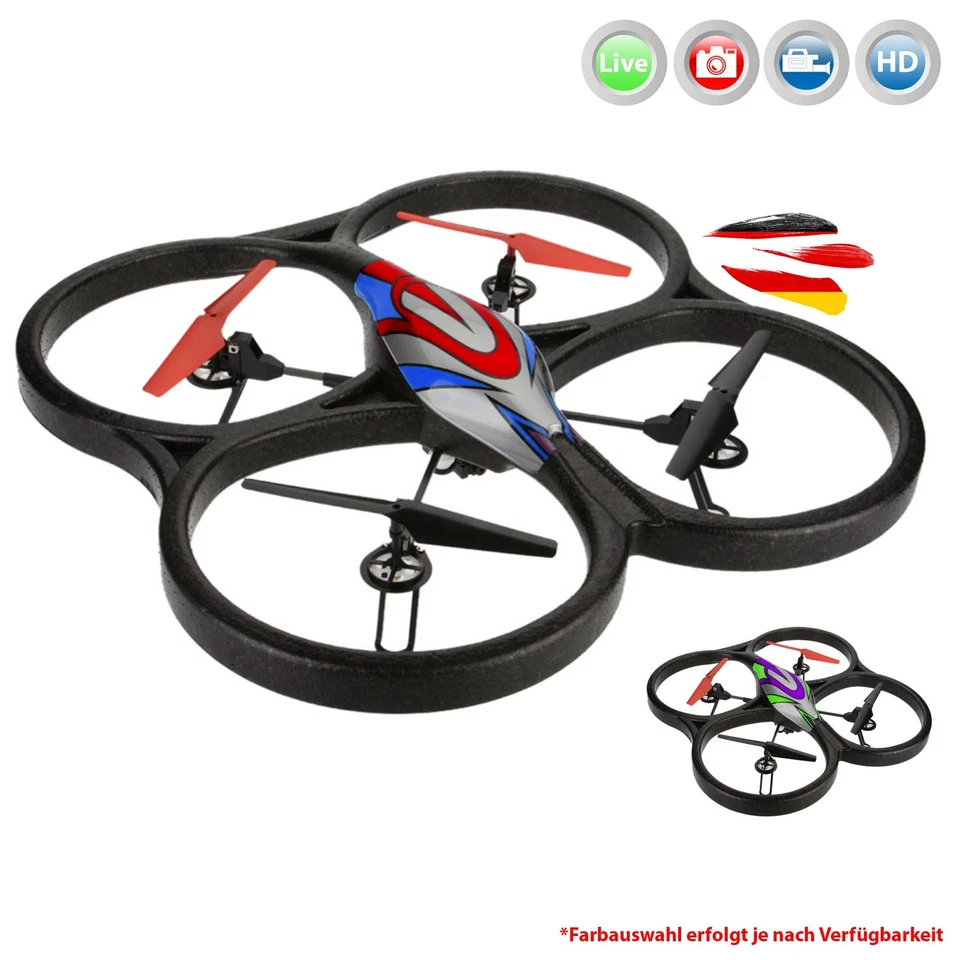 Retoure - 4.5 Kanal RC ferngesteuerter XXL53cm  Quadcopter Live-Kamera, Drohne - Bild 1 von 3