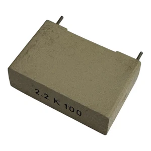 Kondensator Radialfolie 2,2uF 100V 26,5x17x8,5mm - Bild 1 von 1