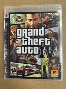 Grand Theft Auto IV Original Release 4 Sony PlayStation 3 PS3 New Factory Sealed - Picture 1 of 3