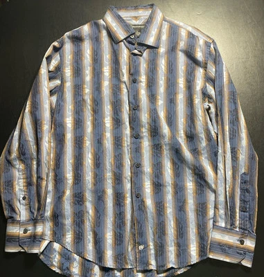 Bachrach 100% Cotton Dress Shirt Size Large  - Image 1 of 4