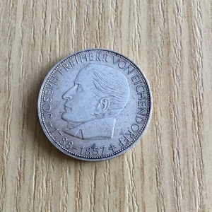 Münzen, BRD , Eichendorf 1957 J , Silber , 625/1000. M1 - Bild 1 von 4