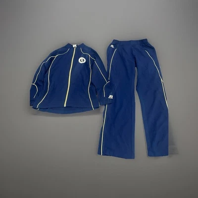 TRAJE DEPORTIVO VINTAGE AÑOS 90 RUSSELL ATLETISMO MUJER GEORGIA TECH M AZUL, CREMALLERA.(#20 Foto 1 de 4