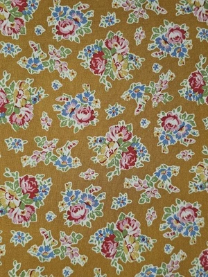 Хлопковый принт Tilda Jubilee Sue Mustard the yard X 43 дюйма - Изображение 1 из 3