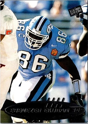 1999 Press Pass Ebenezer Ekuban #16 North Carolina Tar Heels Football Card - Image 1 of 2