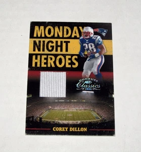 Camiseta deportiva Donruss Classics Monday Night Heroes 2006 usada en juegos 9 Corey Dillon #/250 - Imagen 1 de 1