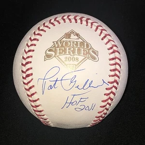 Pat Gillick signiert 2008 World Series Baseball JSA COA HOF Philadelphia Phillies - Bild 1 von 2