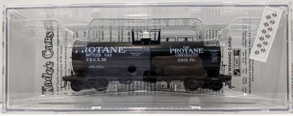 Kadee 9016 PBGX #36 ACF 11,000 Gallon Insulted Full Platform Tank Car NIB - Image 1 of 1