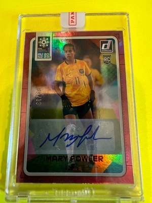 DA109457 2023 Donruss Women's World Cup Auto Red #209 Mary Fowler 89/99 - Image 1 of 2