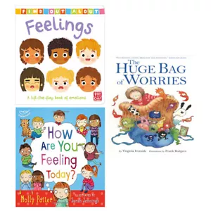 Feelings,How are you feeling today,The Huge Bag of Worries 3 books collection  - Picture 1 of 4