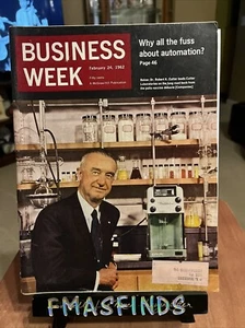 H4 1962 ROBERT CUTTER CUTTER LABORATORIES Feb 24 BUSINESS WEEK Magazine - Picture 1 of 3
