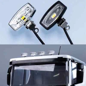 Faro da tetto a LED per 1/14 Tamiya RC Truck Scania BENZ VOLVO MAN fai da te ricambi - Foto 1 di 7