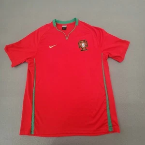 Portugal 2006/2008 Nike Home Football Shirt Soccer Jersey Red Size Large - Picture 1 of 17