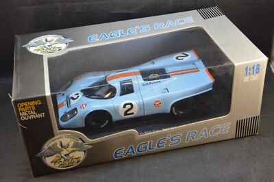 UNIVERSAL HOBBIES 1/18 EAGLE'S RACE PORSCHE 917K N°2 GULF RACING TEAM 1970 - Immagine 1 di 4