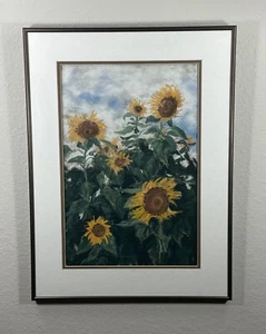 Original Pastel Painting Casey’s Sunflowers Deborah Dickson - Picture 1 of 12