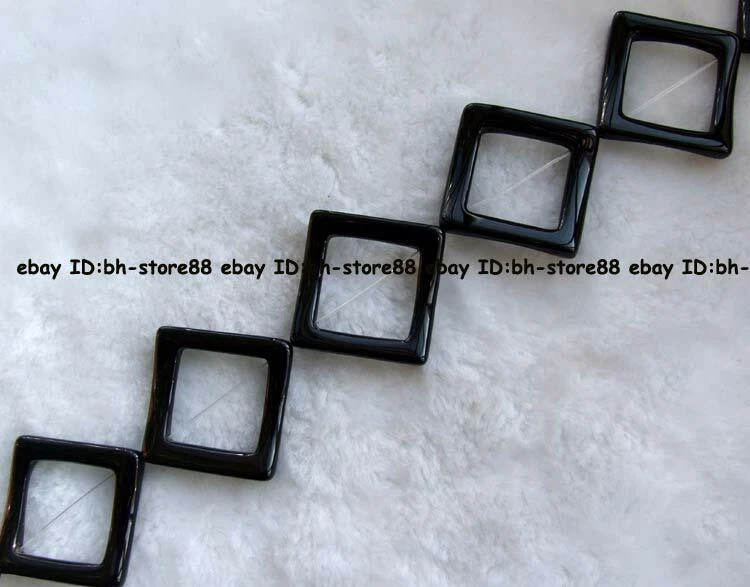 Carving Frost Natural Onyx Black Agate Leaves Chili Pear Oval Gemstone Beads - Image 1 of 1