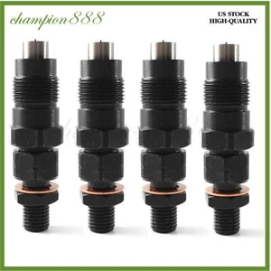 4x Diesel Fuel Injectors For Mitsubishi Delica Spacegear Pajero 2.8L 4M40 4M40T - Picture 1 of 8