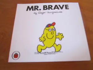 BOOK S/C LITTLE MR BRAVE ROGER HARGREAVES BOOK GREAT **** MUST SEE - Picture 1 of 2