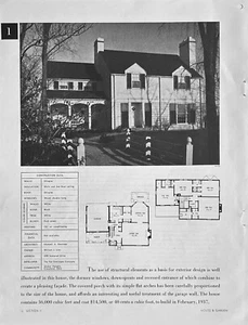 William J Linn Home 1938 Somerset Dr Shaker Heights OH Maxwell A Norcross Arch - Picture 1 of 1