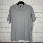 Michael Kors Mens Light Gray Short Sleeve Polo Shirt Size XXL