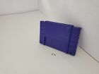 Solid Purple SNES Super Nintendo Replacement Shell Cartridge Case W/Screws W6