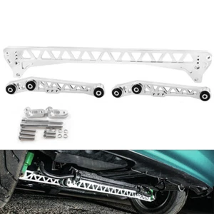 For 92-95 Honda Civic 94-01 Acura Integra Rear Lower Control Arms Subframe Brace - Picture 1 of 11