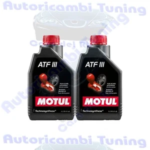 2 Lt Litri Olio Idroguida Trasmissioni Servosterzo Atf Motul Dexron III 3 ROSSO - Imagen 1 de 6