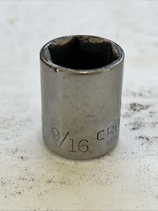 Craftsman 80th Year 9/16in. 6 Point 3/8" Drive Socket 43004 Inv G - Bild 1 von 4
